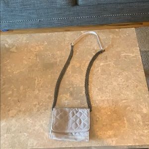 Grey Suede purse